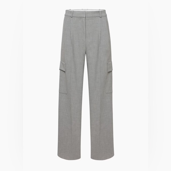 NWOT Aritzia Babaton Spotlight Cargo Pant Trouser | Size 2 Dark Grey - Picture 6 of 14